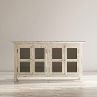 Jofran - Rustic Shores Coastal Style 54in Distressed Acacia Credenza Cabinet - 1610-5432 view 7
