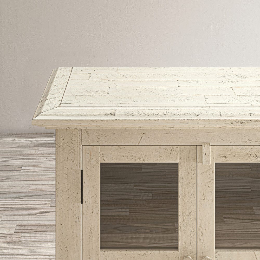 Jofran - Rustic Shores Coastal Style 54in Distressed Acacia Credenza Cabinet - 1610-5432 view 9