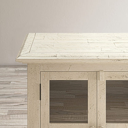 Jofran - Rustic Shores Coastal Style 54in Distressed Acacia Credenza Cabinet - 1610-5432 view 9