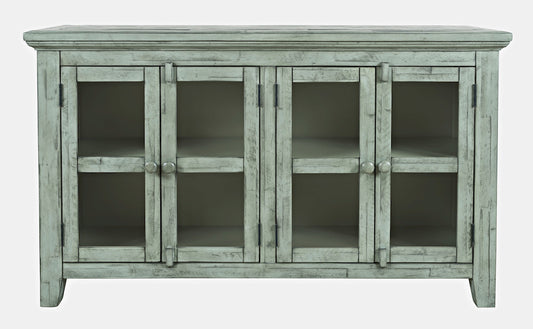 Jofran - Rustic Shores Coastal Style 54in Distressed Acacia Credenza Cabinet - 1615-5432 view 1