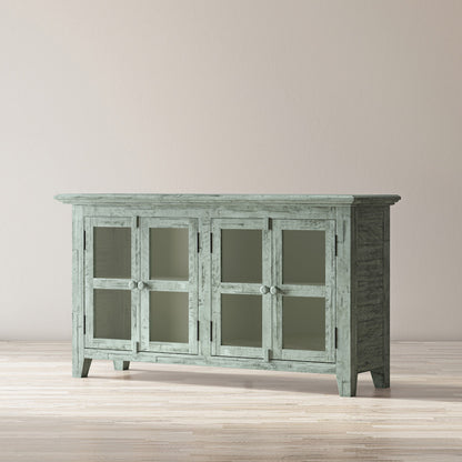 Jofran - Rustic Shores Coastal Style 54in Distressed Acacia Credenza Cabinet - 1615-5432 view 3