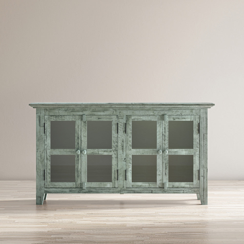 Jofran - Rustic Shores Coastal Style 54in Distressed Acacia Credenza Cabinet - 1615-5432 view 8