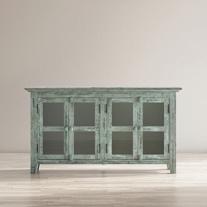 Jofran - Rustic Shores Coastal Style 54in Distressed Acacia Credenza Cabinet - 1615-5432 view 8