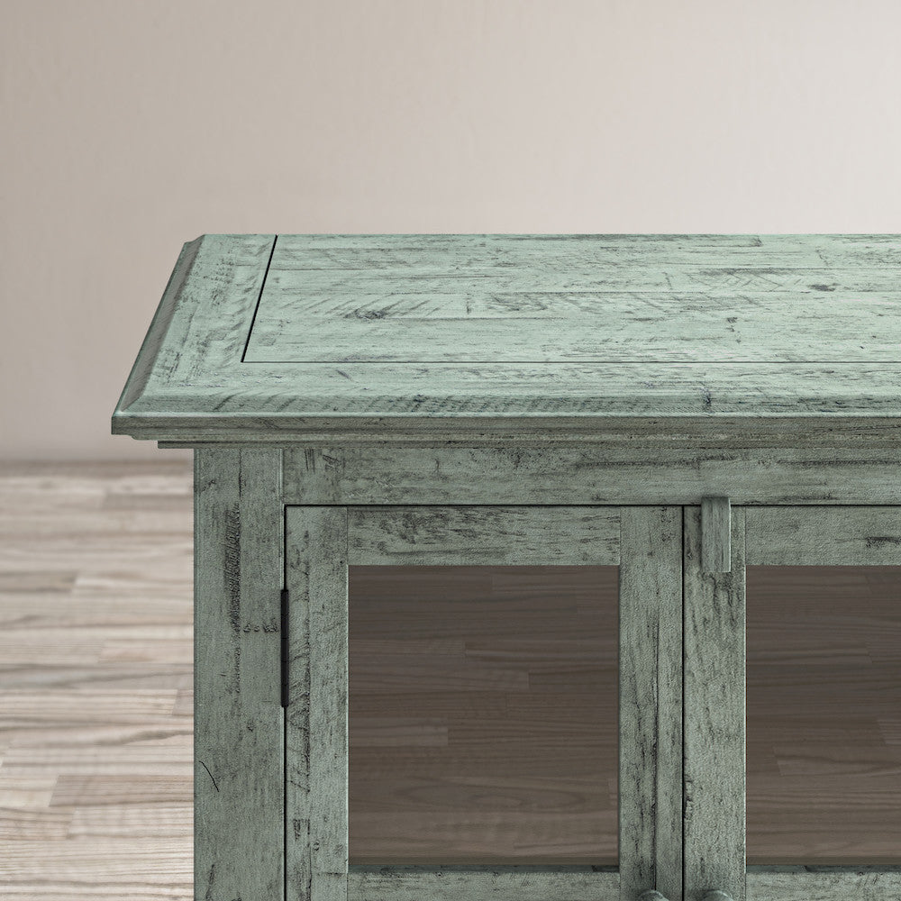 Jofran - Rustic Shores Coastal Style 54in Distressed Acacia Credenza Cabinet - 1615-5432 view 10