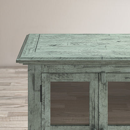 Jofran - Rustic Shores Coastal Style 54in Distressed Acacia Credenza Cabinet - 1615-5432 view 10