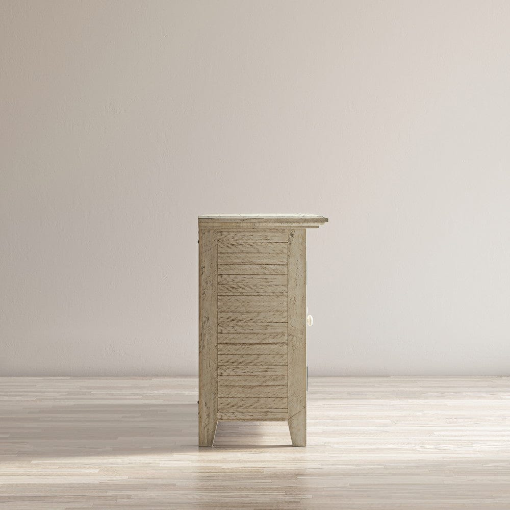 Jofran - Rustic Shores Coastal Style 54in Distressed Acacia Credenza Cabinet - 1620-5432 view 5