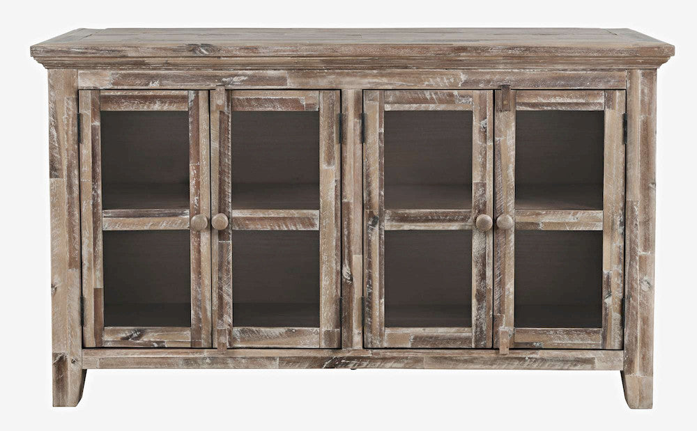 Jofran - Rustic Shores Coastal Style 54in Distressed Acacia Credenza Cabinet - 2125-5432 view 1