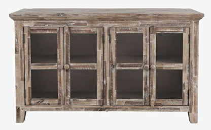 Jofran - Rustic Shores Coastal Style 54in Distressed Acacia Credenza Cabinet - 2125-5432 view 1