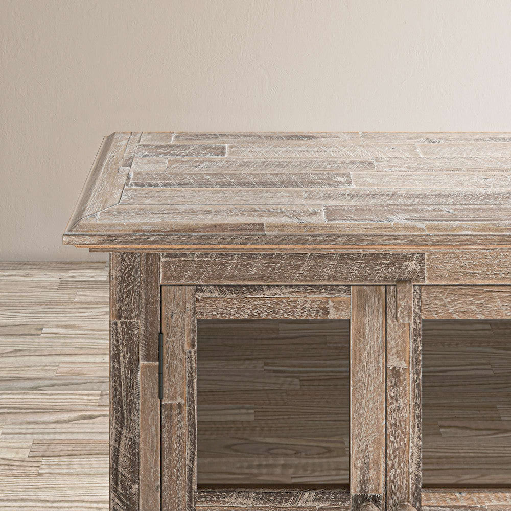 Jofran - Rustic Shores Coastal Style 54in Distressed Acacia Credenza Cabinet - 2125-5432 view 8