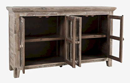 Jofran - Rustic Shores Coastal Style 54in Distressed Acacia Credenza Cabinet - 2125-5432 view 11