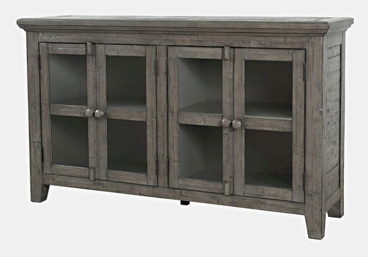 Jofran - Rustic Shores Coastal Style 54in Distressed Acacia Credenza Cabinet - 2130-5432 view 2