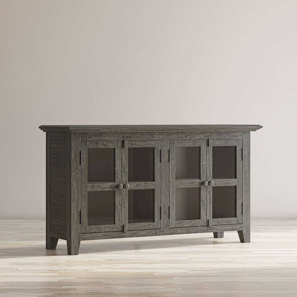 Jofran - Rustic Shores Coastal Style 54in Distressed Acacia Credenza Cabinet - 2130-5432 view 8