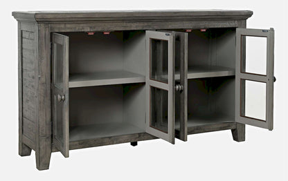 Jofran - Rustic Shores Coastal Style 54in Distressed Acacia Credenza Cabinet - 2130-5432 view 12