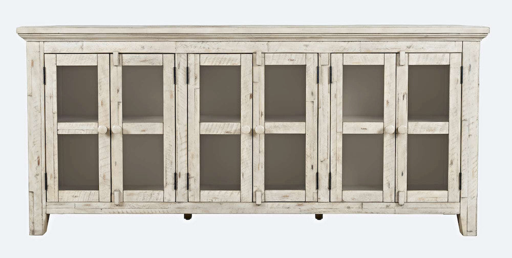 Jofran - Rustic Shores Coastal Style 70in Distressed Acacia Sideboard Cabinet - 1610-7032 view 1