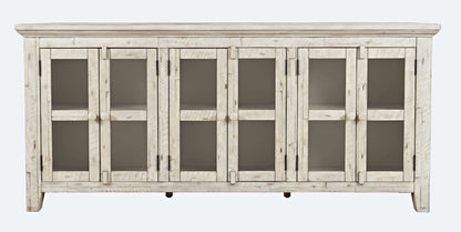 Jofran - Rustic Shores Coastal Style 70in Distressed Acacia Sideboard Cabinet - 1610-7032 view 1
