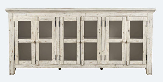 Jofran - Rustic Shores Coastal Style 70in Distressed Acacia Sideboard Cabinet - 1610-7032 view 1