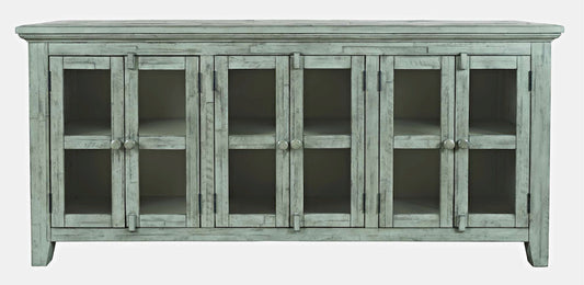 Jofran - Rustic Shores Coastal Style 70in Distressed Acacia Sideboard Cabinet - 1615-7032 view 1