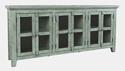 Jofran - Rustic Shores Coastal Style 70in Distressed Acacia Sideboard Cabinet - 1615-7032 view 2