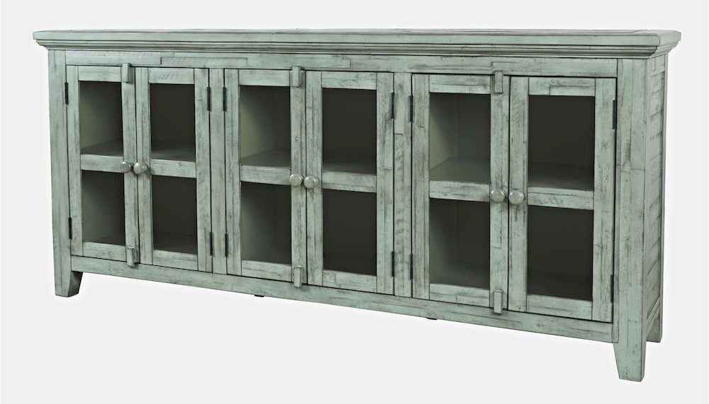Jofran - Rustic Shores Coastal Style 70in Distressed Acacia Sideboard Cabinet - 1615-7032 view 3