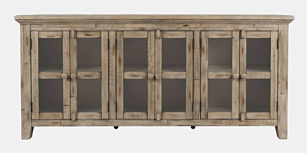 Jofran - Rustic Shores Coastal Style 70in Distressed Acacia Sideboard Cabinet - 1620-7032 view 1