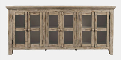 Jofran - Rustic Shores Coastal Style 70in Distressed Acacia Sideboard Cabinet - 1620-7032 view 1