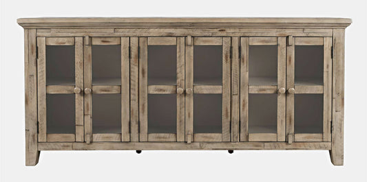 Jofran - Rustic Shores Coastal Style 70in Distressed Acacia Sideboard Cabinet - 1620-7032 view 1