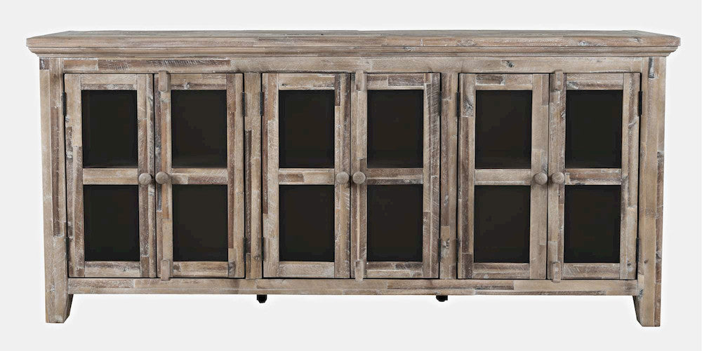 Jofran - Rustic Shores Coastal Style 70in Distressed Acacia Sideboard Cabinet - 2125-7032 view 1