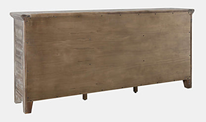 Jofran - Rustic Shores Coastal Style 70in Distressed Acacia Sideboard Cabinet - 2125-7032 view 4