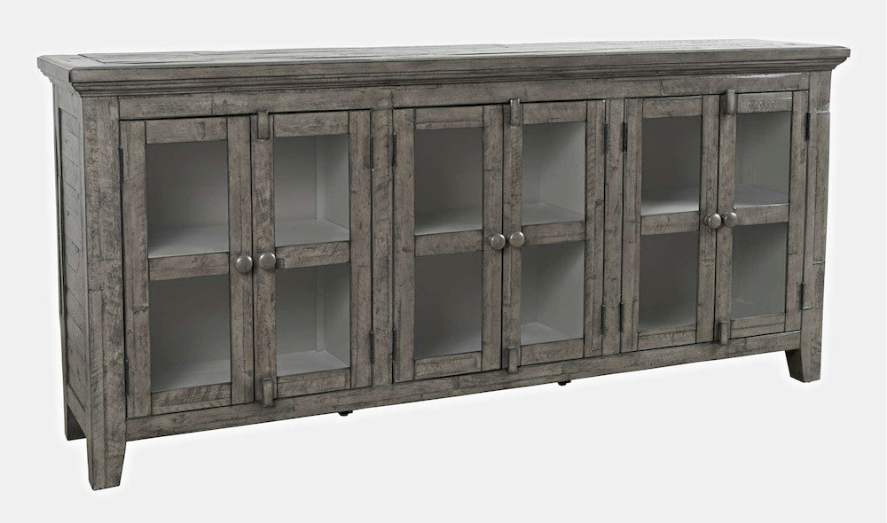 Jofran - Rustic Shores Coastal Style 70in Distressed Acacia Sideboard Cabinet - 2130-7032 view 2