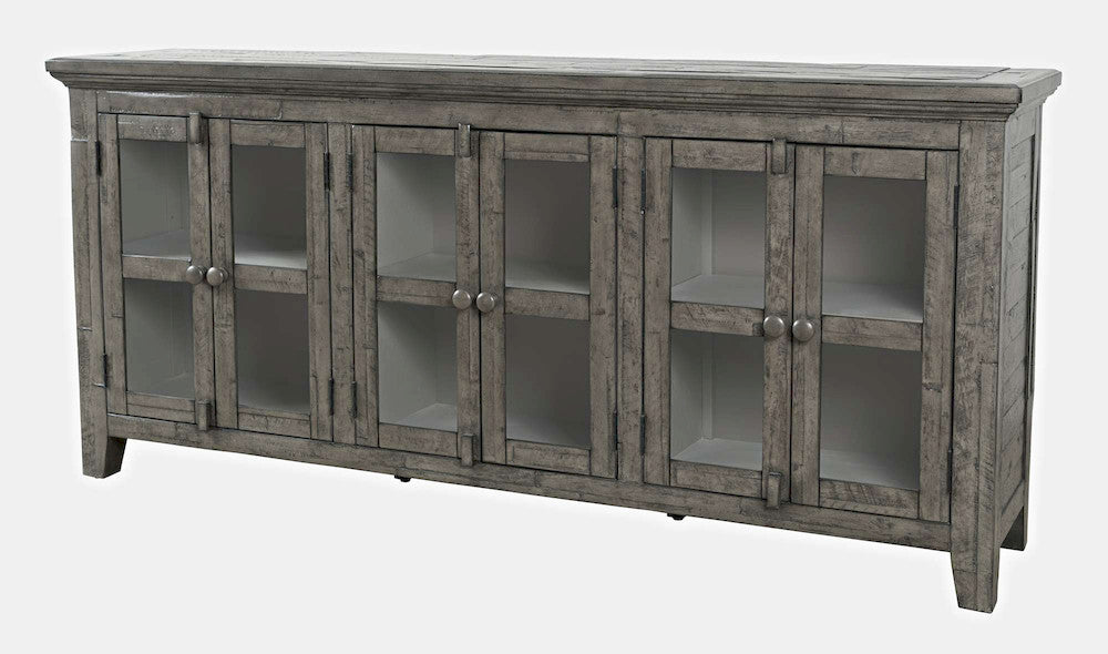Jofran - Rustic Shores Coastal Style 70in Distressed Acacia Sideboard Cabinet - 2130-7032 view 3