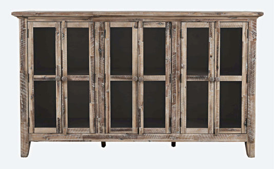 Jofran - Rustic Shores Coastal Style 70in Distressed Accent Cabinet - 2125-70 view 1