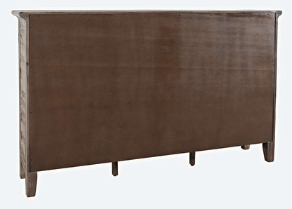 Jofran - Rustic Shores Coastal Style 70in Distressed Accent Cabinet - 2125-70 view 4