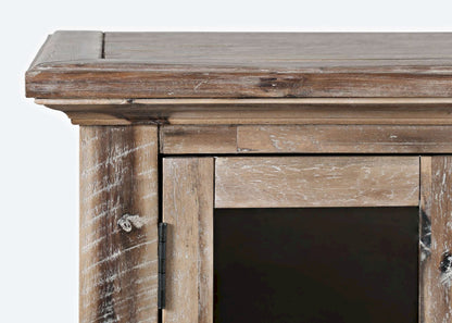 Jofran - Rustic Shores Coastal Style 70in Distressed Accent Cabinet - 2125-70 view 5