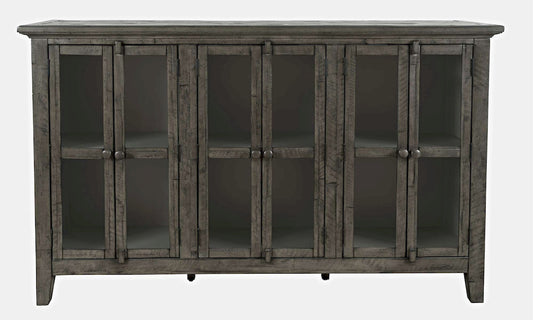 Jofran - Rustic Shores Coastal Style 70in Distressed Accent Cabinet - 2130-70 view 1