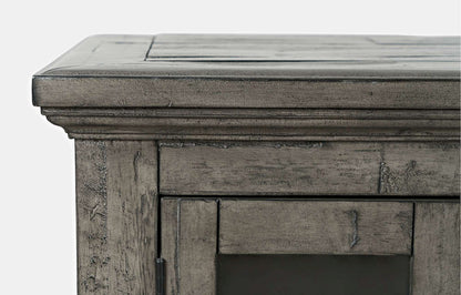 Jofran - Rustic Shores Coastal Style 70in Distressed Accent Cabinet - 2130-70 view 5