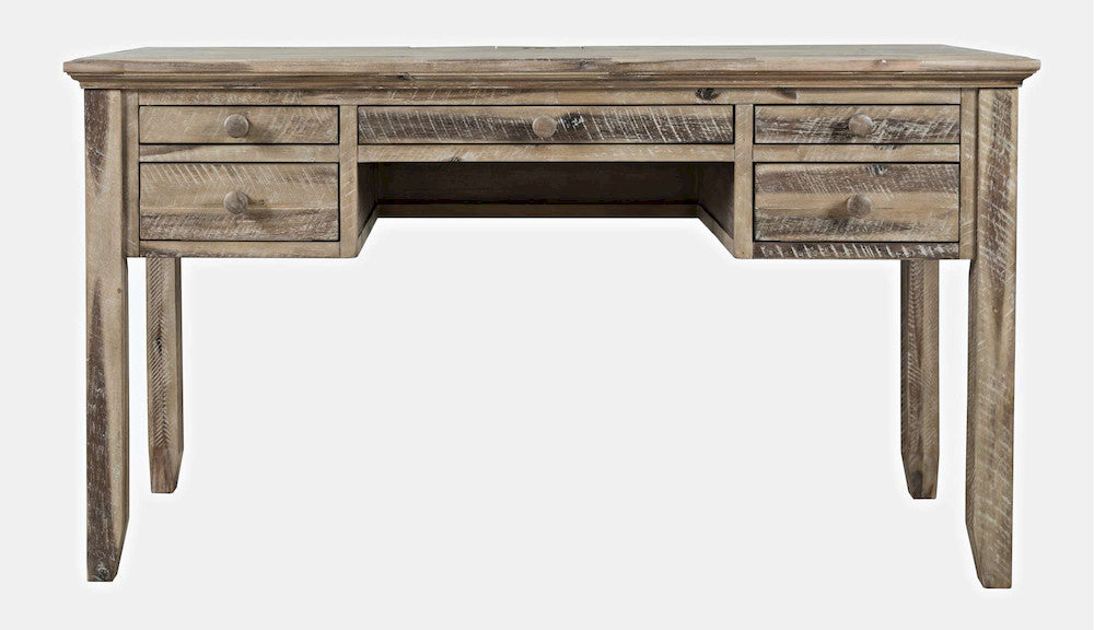Jofran - Rustic Shores Coastal Style Distressed Acacia USB Charging Desk - 2125-5620 view 1