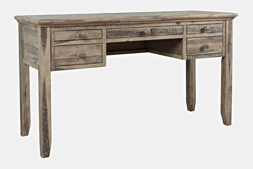 Jofran - Rustic Shores Coastal Style Distressed Acacia USB Charging Desk - 2125-5620 view 2