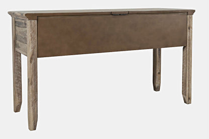 Jofran - Rustic Shores Coastal Style Distressed Acacia USB Charging Desk - 2125-5620 view 3