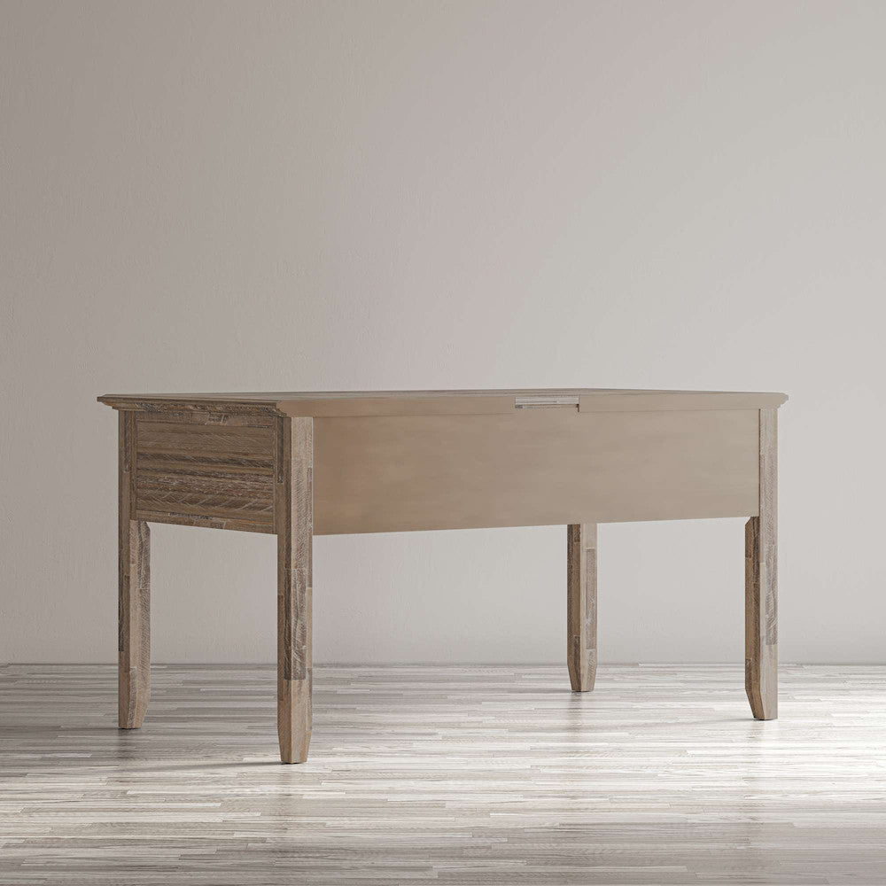 Jofran - Rustic Shores Coastal Style Distressed Acacia USB Charging Desk - 2125-5620 view 4