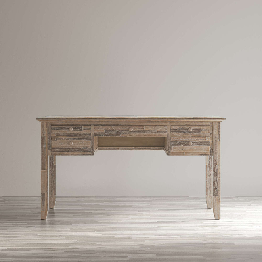 Jofran - Rustic Shores Coastal Style Distressed Acacia USB Charging Desk - 2125-5620 view 5