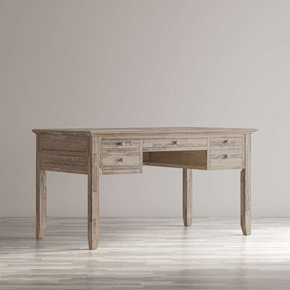 Jofran - Rustic Shores Coastal Style Distressed Acacia USB Charging Desk - 2125-5620 view 6