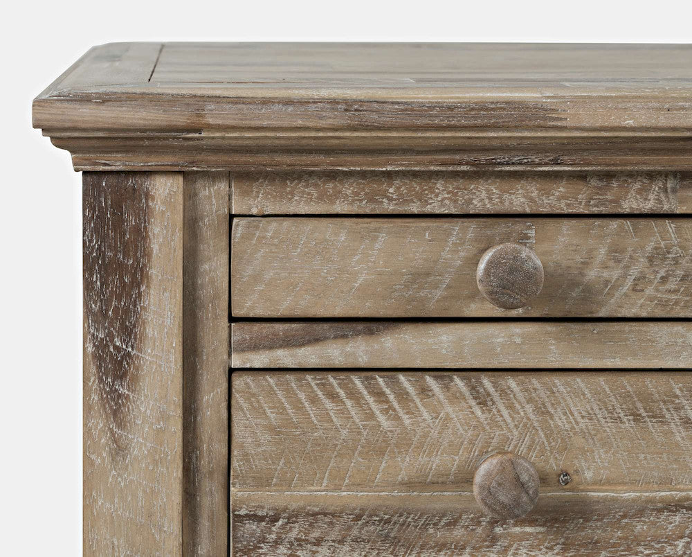 Jofran - Rustic Shores Coastal Style Distressed Acacia USB Charging Desk - 2125-5620 view 8