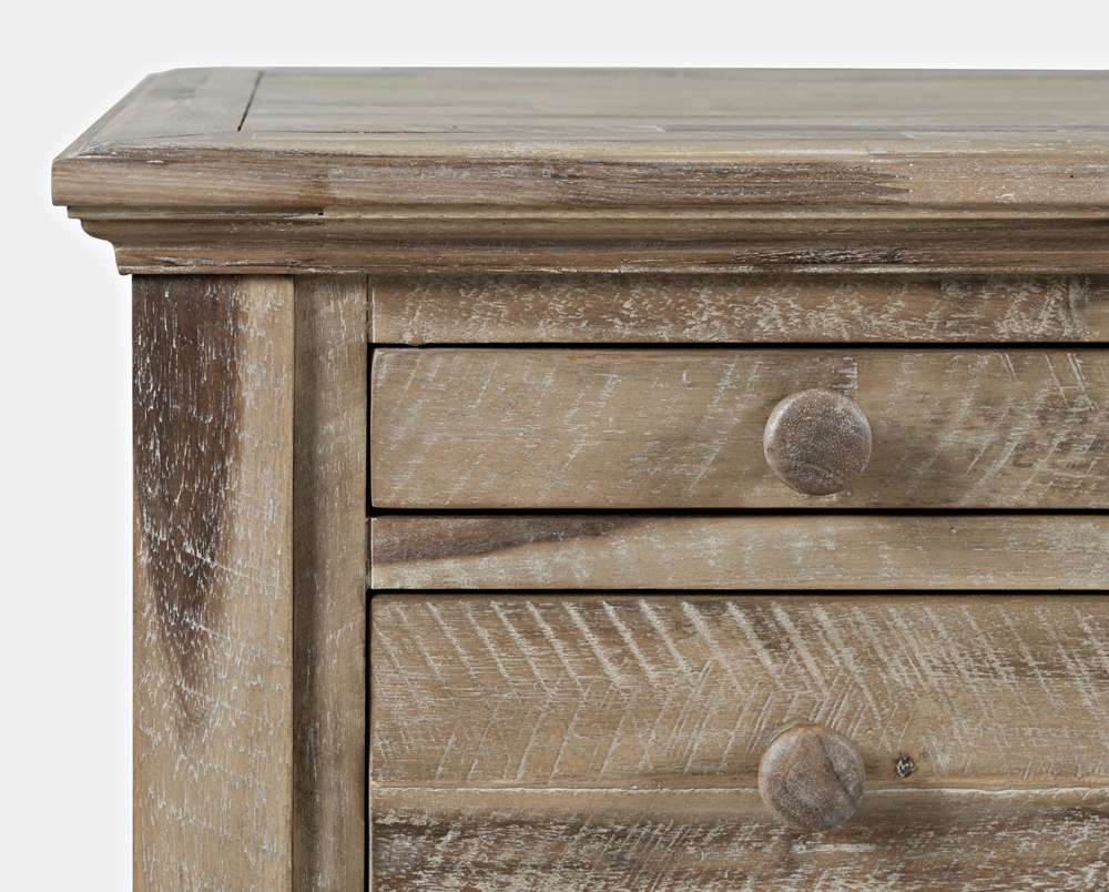 Jofran - Rustic Shores Coastal Style Distressed Acacia USB Charging Desk - 2125-5620 veiw 5