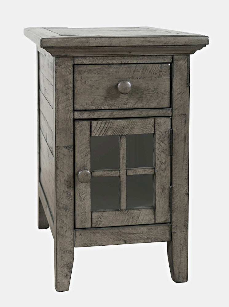 Jofran - Rustic Shores Coastal Style USB Charging Chairside Table - 2130-22 view 2
