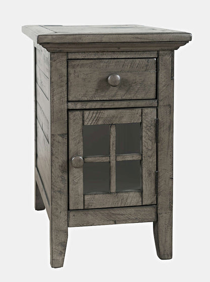 Jofran - Rustic Shores Coastal Style USB Charging Chairside Table - 2130-22 view 2