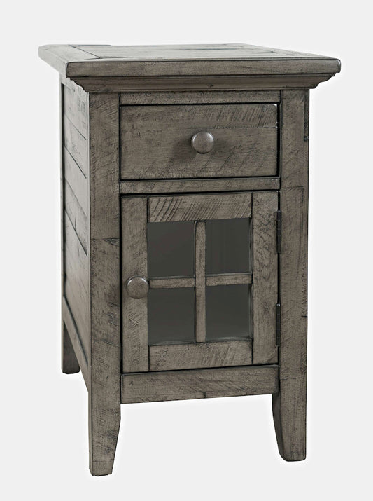 Jofran - Rustic Shores Coastal Style USB Charging Chairside Table - 2130-22 view 2