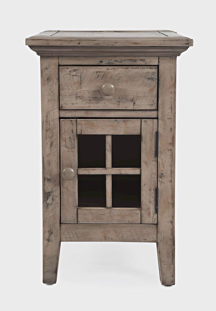 Jofran - Rustic Shores Poer Chairside in watch Hill Brown-Grey - 1620-22 view 1