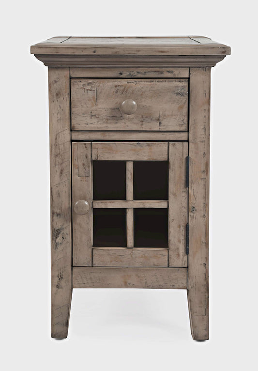 Jofran - Rustic Shores Poer Chairside in watch Hill Brown-Grey - 1620-22 view 1