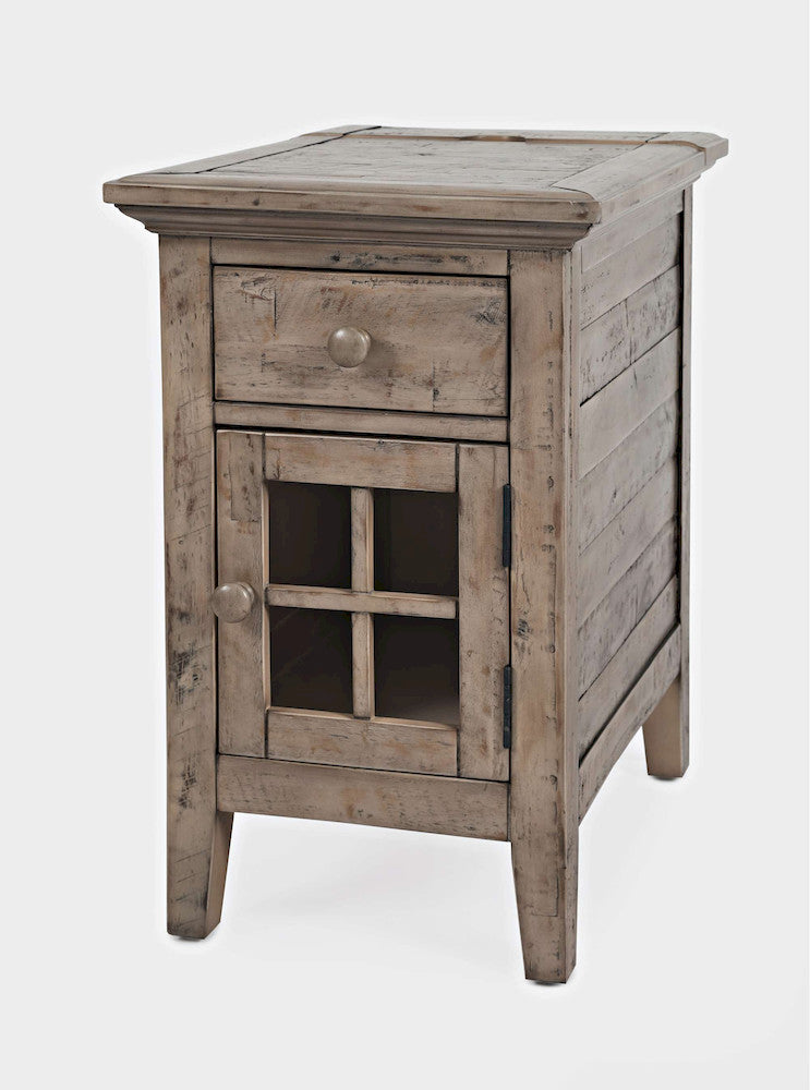 Jofran - Rustic Shores Poer Chairside in watch Hill Brown-Grey - 1620-22 view 3