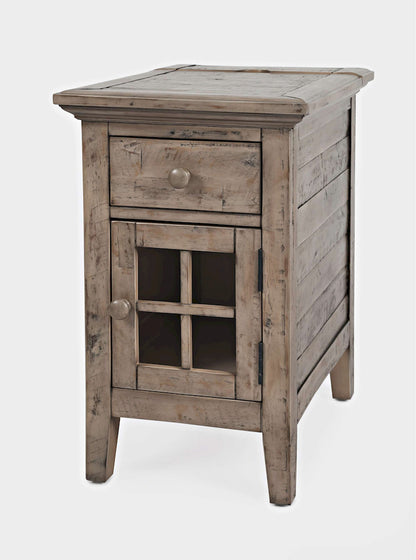 Jofran - Rustic Shores Poer Chairside in watch Hill Brown-Grey - 1620-22 view 3